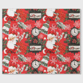 サンタのラッピングペーパー ラッピングペーパー (フラット)