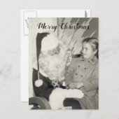 サンタのラップクリスマスポストカード シーズンポストカード (正面/裏面)