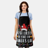 サンタのラップファミリーマッチングで最もファートする可能性が高い エプロン (着用した状態)