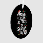 サンタのラップファミリーマッチングで最もファートする可能性が高い オーナメント (正面)
