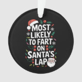 サンタのラップファミリーマッチングで最もファートする可能性が高い オーナメント (正面)