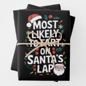 サンタのラップファミリーマッチングで最もファートする可能性が高い ラッピングペーパーシート (インサイチュ)