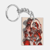 サンタのラップ キーホルダー (正面左)