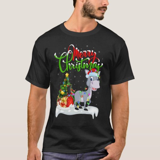 サンタのラバクリスマスデコレーション Tシャツ (正面)