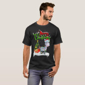 サンタのラバクリスマスデコレーション Tシャツ (正面フル)