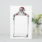 サンタのリスト作成 便箋 (スタンド正面)