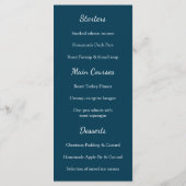 サンタのリトルヘルパー(Santa's Little Helpers) メニュー (裏面)