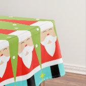 サンタのレトロの幾何学的なテーブルクロス テーブルクロス (インサイチュ)