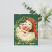 サンタのレトロの郵便はがき シーズンポストカード (スタンド正面)