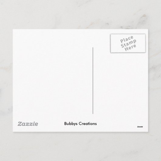 サンタのレースカー シーズンポストカード (裏面)