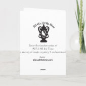 サンタのワタリガラスカード シーズンカード (裏面)