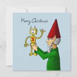 サンタのワークショップからのメリークリスマス ホリデーカード