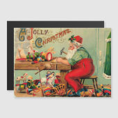 サンタのワークショップでのヴィンテージクリスマス (正面/裏面)