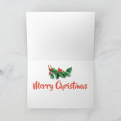 サンタのワークショップクリスマスカード 招待状 (内部)