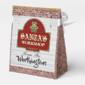 サンタのワークショップ2 See Back Gift Box フェイバーボックス (裏面サイド)