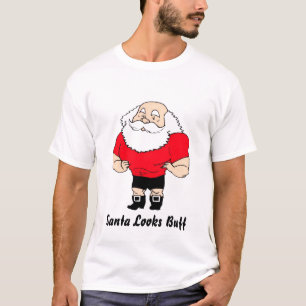 サンタの一見のもみ革 Tシャツ