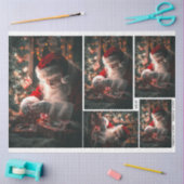 サンタの与え輝き 薄葉紙 (クラフト)