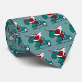 サンタの世界旅行のスクーター ネクタイ (ロール)