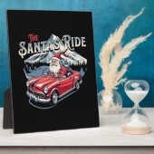 サンタの乗り物 フォトプラーク (側面)