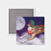 サンタの今月の社員 マグネット (正面/裏面)