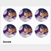 サンタの今月の社員 ラウンドシール (シート)