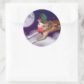 サンタの今月の社員 ラウンドシール (バッグ)