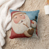 サンタの仲間 – 枕 (ブランケット)