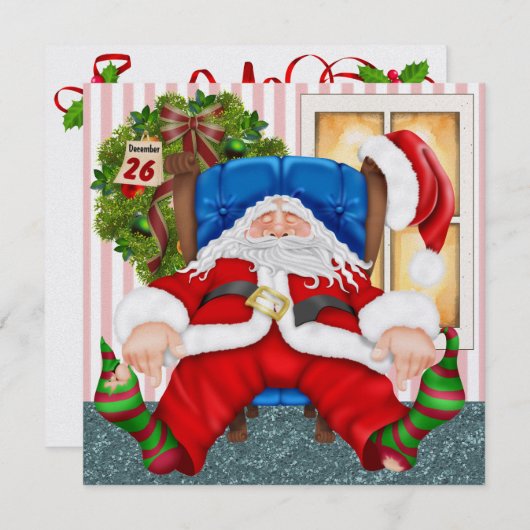 サンタの休日 – SRF 招待状 (正面/裏面)