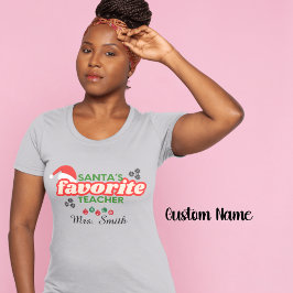 サンタの先生カスタマイズお気に入りの可能 Tシャツ