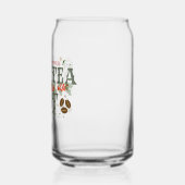サンタの公式な非Teaリスト 霜降りクリスマス ガラス缶 (左)