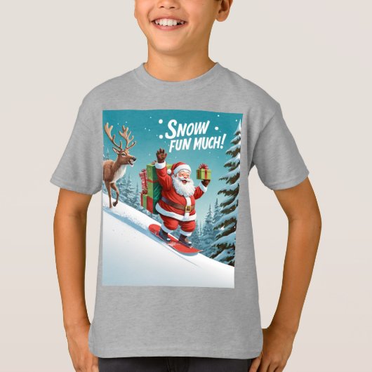 サンタの冒険 Tシャツ (正面)