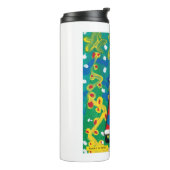 サンタの冬のワンダーランド – Kids Art for CHOC タンブラー (回転左)