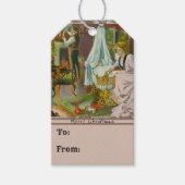 サンタの初めての訪問 ギフトタグ (正面)