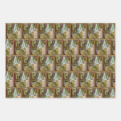 サンタの初訪問 ラッピングペーパーシート (正面3)