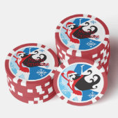 サンタの助手-メリークリスマス ポーカーチップ (積み重ね)