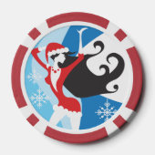 サンタの助手-メリークリスマス ポーカーチップ (裏面)