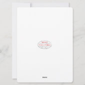 サンタの北極からの手紙 シーズンカード (裏面)