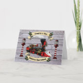 サンタの北極からの石炭列車 シーズンカード (正面)