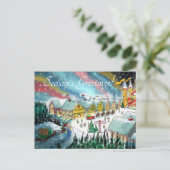 サンタの北極のワークショップ シーズンポストカード (スタンド正面)