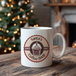 サンタの北極コーヒーショップ クリスマスマグ コーヒーマグカップ