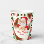 サンタの厳守リスト クリスマスの覗き見厳禁 紙コップ (裏面)