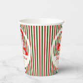 サンタの厳守リスト クリスマスの覗き見厳禁 紙コップ (左)