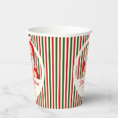 サンタの厳守リスト クリスマスの覗き見厳禁 紙コップ (右)