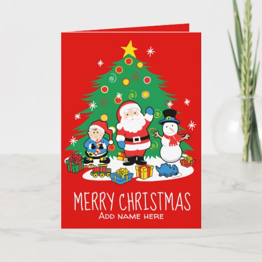 サンタの友達 シーズンカード (正面)