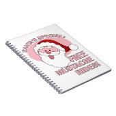 サンタの口ひげ乗り手帳 ノートブック (右側)