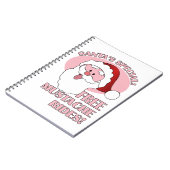 サンタの口ひげ乗り手帳 ノートブック (左側)