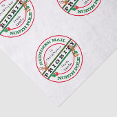 サンタの名前からの優先トナカイ郵便 薄葉紙 (詳細)