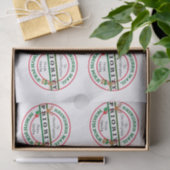 サンタの名前からの優先トナカイ郵便 薄葉紙 (ギフト)