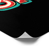 サンタの営業担当 – おもしろいクリスマスフィットネス ポスター (角)