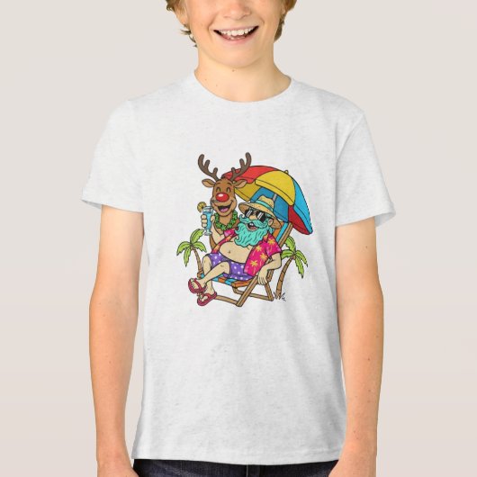 サンタの夏 トライブレンドＴシャツ (正面)